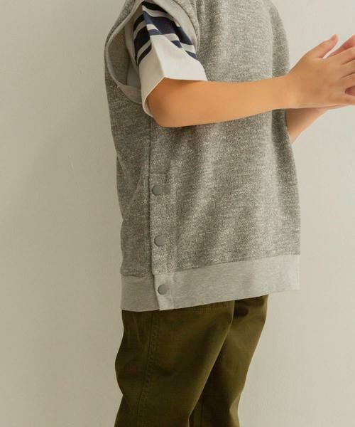 URBAN RESEARCH DOORS / アーバンリサーチ ドアーズ トップス | クルーネックミニ裏毛ベスト(KIDS) | 詳細10
