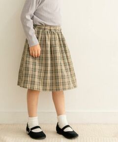 URBAN RESEARCH DOORS / アーバンリサーチ ドアーズ パンツ | チェックギャザースカート(KIDS)