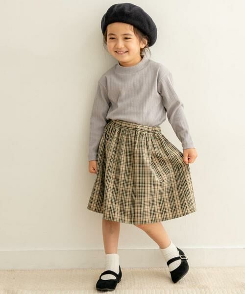 URBAN RESEARCH DOORS / アーバンリサーチ ドアーズ パンツ | チェックギャザースカート(KIDS) | 詳細2