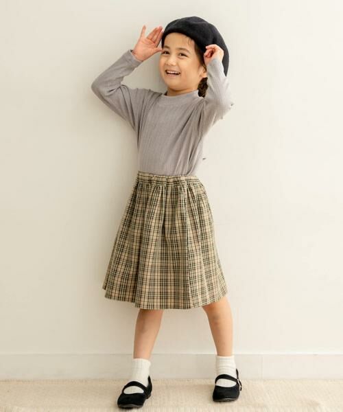 URBAN RESEARCH DOORS / アーバンリサーチ ドアーズ パンツ | チェックギャザースカート(KIDS) | 詳細3