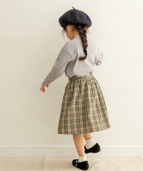 URBAN RESEARCH DOORS / アーバンリサーチ ドアーズ パンツ | チェックギャザースカート(KIDS) | 詳細5