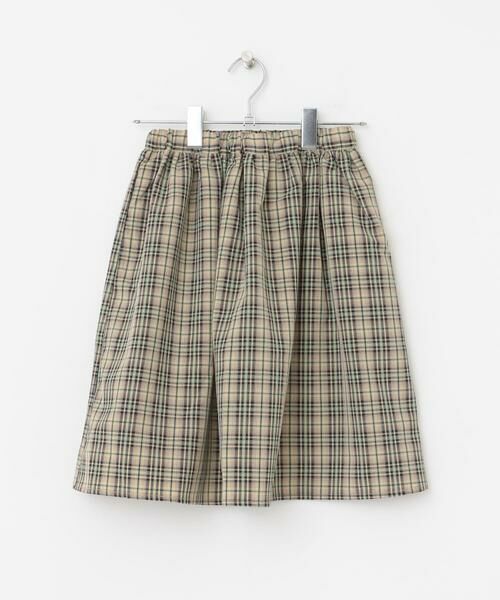 URBAN RESEARCH DOORS / アーバンリサーチ ドアーズ パンツ | チェックギャザースカート(KIDS) | 詳細9