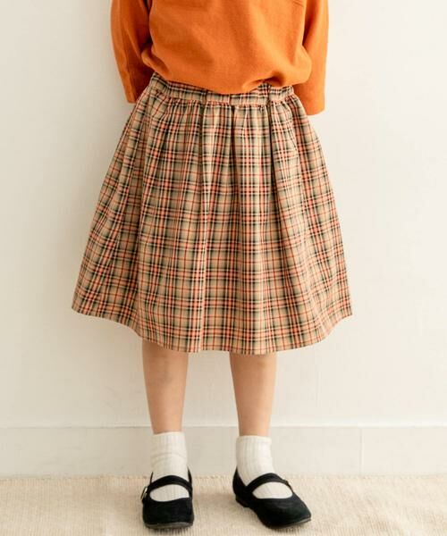 URBAN RESEARCH DOORS / アーバンリサーチ ドアーズ パンツ | チェックギャザースカート(KIDS) | 詳細14