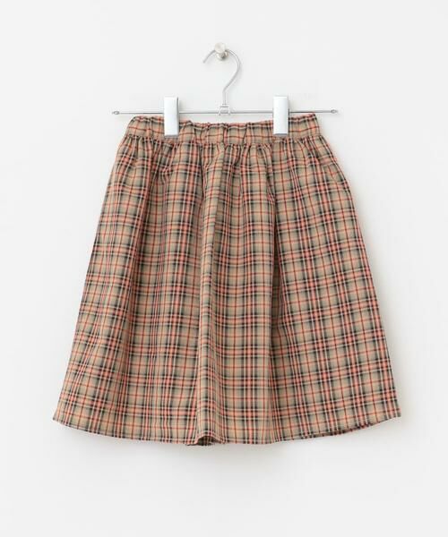 URBAN RESEARCH DOORS / アーバンリサーチ ドアーズ パンツ | チェックギャザースカート(KIDS) | 詳細22