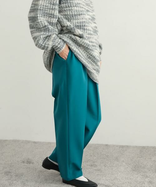 URBAN RESEARCH DOORS / アーバンリサーチ ドアーズ その他パンツ | ダブルクロスストレートイージーパンツ | 詳細2