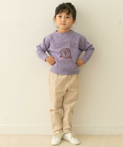 URBAN RESEARCH DOORS / アーバンリサーチ ドアーズ トップス | 『親子リンク』カレッジロゴスウェットプルオーバー(KIDS) | 詳細10