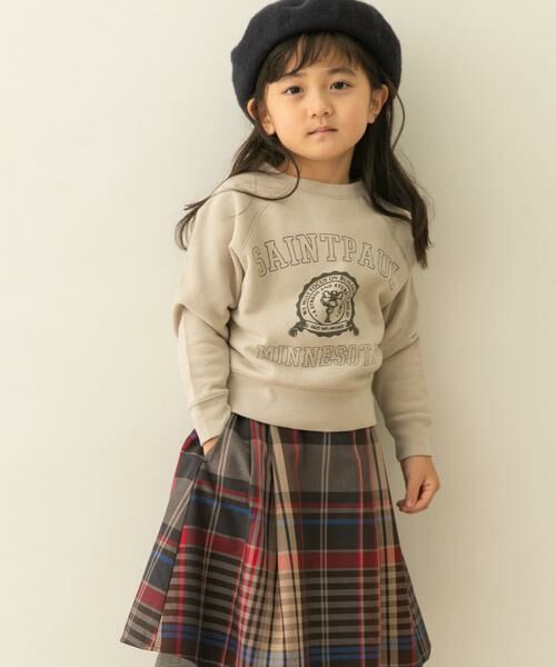 URBAN RESEARCH DOORS / アーバンリサーチ ドアーズ トップス | 『親子リンク』カレッジロゴスウェットプルオーバー(KIDS) | 詳細13