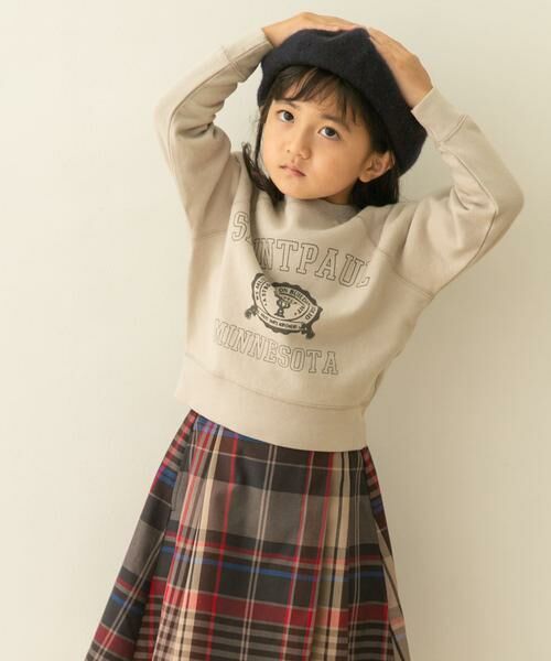 URBAN RESEARCH DOORS / アーバンリサーチ ドアーズ トップス | 『親子リンク』カレッジロゴスウェットプルオーバー(KIDS) | 詳細14