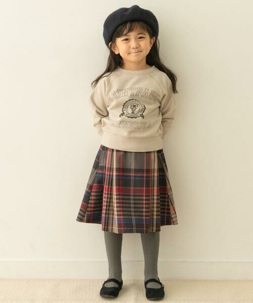 URBAN RESEARCH DOORS / アーバンリサーチ ドアーズ トップス | 『親子リンク』カレッジロゴスウェットプルオーバー(KIDS) | 詳細16