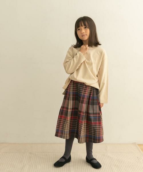 URBAN RESEARCH DOORS / アーバンリサーチ ドアーズ トップス | オフタートルワイドカットソー(KIDS) | 詳細25