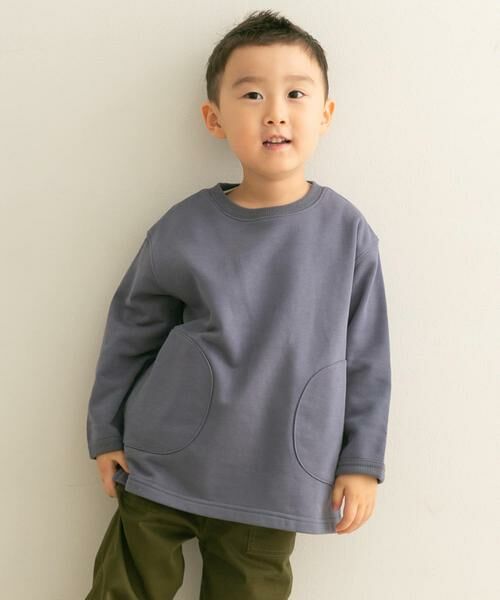 URBAN RESEARCH DOORS / アーバンリサーチ ドアーズ トップス | ポケット付き裏毛スウェット(KIDS) | 詳細4