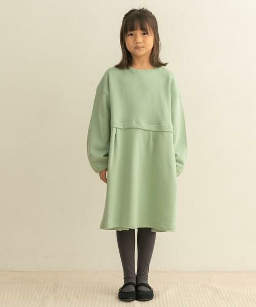 URBAN RESEARCH DOORS / アーバンリサーチ ドアーズ ワンピース | 裏毛セットアップ風ワンピース(KIDS) | 詳細13
