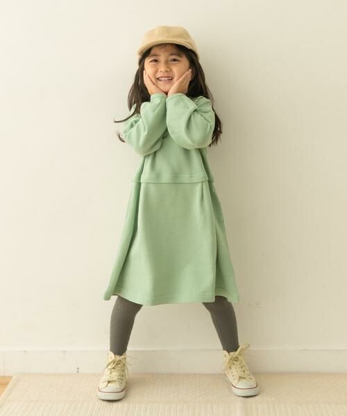 URBAN RESEARCH DOORS / アーバンリサーチ ドアーズ ワンピース | 裏毛セットアップ風ワンピース(KIDS) | 詳細16