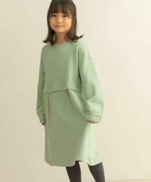 URBAN RESEARCH DOORS / アーバンリサーチ ドアーズ ワンピース | 裏毛セットアップ風ワンピース(KIDS) | 詳細3