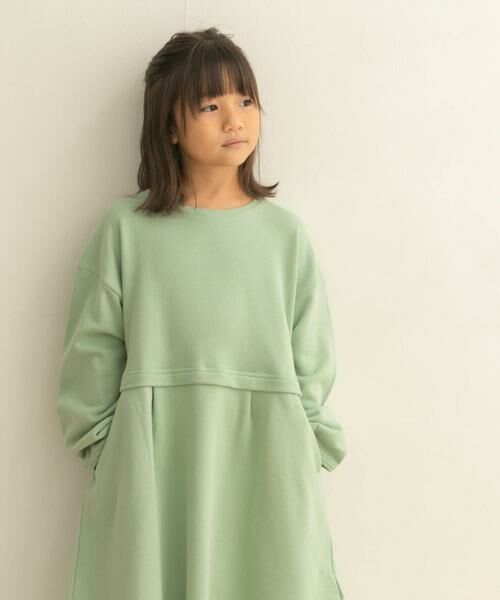 URBAN RESEARCH DOORS / アーバンリサーチ ドアーズ ワンピース | 裏毛セットアップ風ワンピース(KIDS) | 詳細4