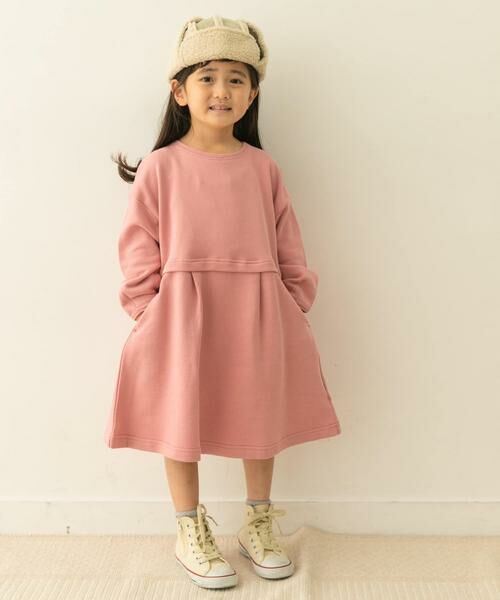 URBAN RESEARCH DOORS / アーバンリサーチ ドアーズ ワンピース | 裏毛セットアップ風ワンピース(KIDS) | 詳細22