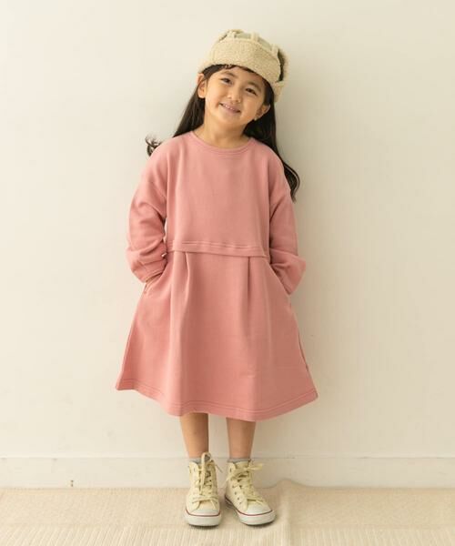 URBAN RESEARCH DOORS / アーバンリサーチ ドアーズ ワンピース | 裏毛セットアップ風ワンピース(KIDS) | 詳細23