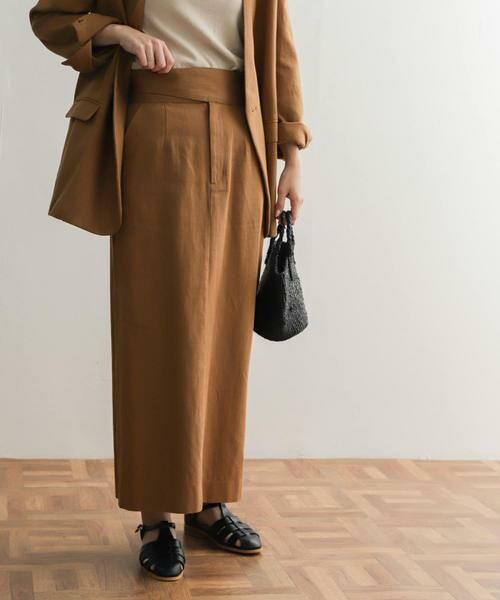 URBAN RESEARCH DOORS / アーバンリサーチ ドアーズ スカート | コットンリネングルカスカート | 詳細1