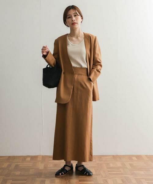 URBAN RESEARCH DOORS / アーバンリサーチ ドアーズ スカート | コットンリネングルカスカート | 詳細12