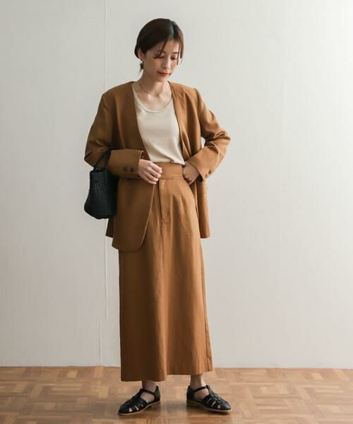 URBAN RESEARCH DOORS / アーバンリサーチ ドアーズ スカート | コットンリネングルカスカート | 詳細15