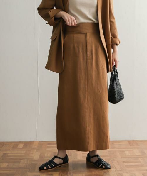 URBAN RESEARCH DOORS / アーバンリサーチ ドアーズ スカート | コットンリネングルカスカート | 詳細2