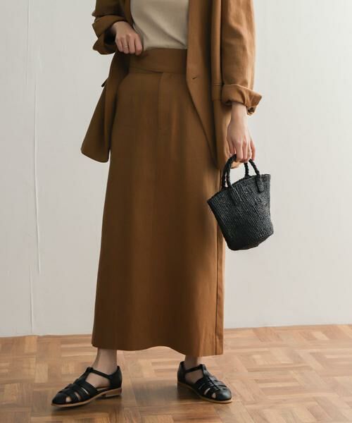 URBAN RESEARCH DOORS / アーバンリサーチ ドアーズ スカート | コットンリネングルカスカート | 詳細3