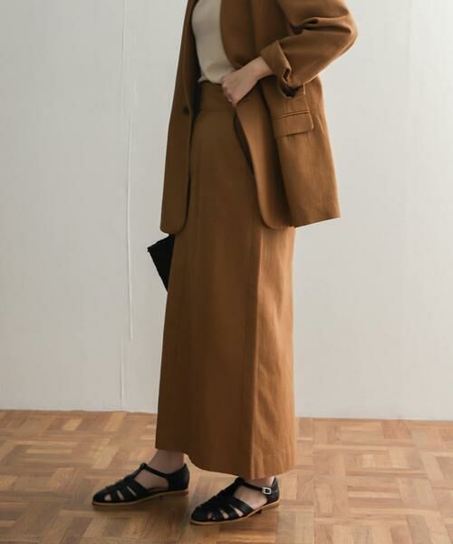 URBAN RESEARCH DOORS / アーバンリサーチ ドアーズ スカート | コットンリネングルカスカート | 詳細5
