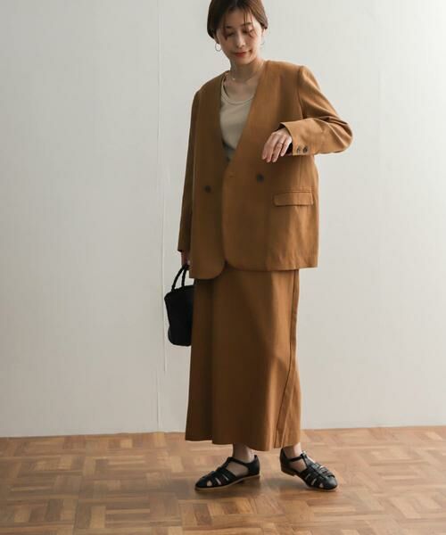 URBAN RESEARCH DOORS / アーバンリサーチ ドアーズ スカート | コットンリネングルカスカート | 詳細8