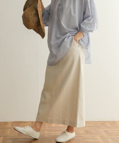 URBAN RESEARCH DOORS / アーバンリサーチ ドアーズ スカート | コットンリネングルカスカート | 詳細20
