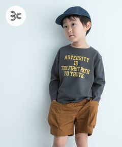 URBAN RESEARCH DOORS / アーバンリサーチ ドアーズ トップス | 『親子リンク』オーガニックコットンロゴロングTシャツ(KIDS)