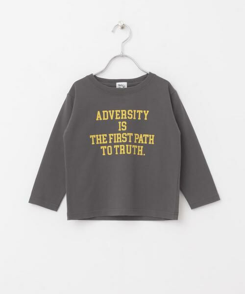 URBAN RESEARCH DOORS / アーバンリサーチ ドアーズ トップス | 『親子リンク』オーガニックコットンロゴロングTシャツ(KIDS) | 詳細24