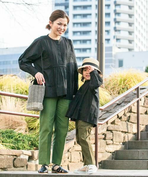 URBAN RESEARCH DOORS / アーバンリサーチ ドアーズ トップス | 『親子リンク』刺繍ブラウス(KIDS) | 詳細24