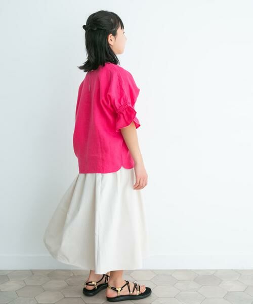 URBAN RESEARCH DOORS / アーバンリサーチ ドアーズ パンツ | ギャザーフレアスカート(KIDS) | 詳細6