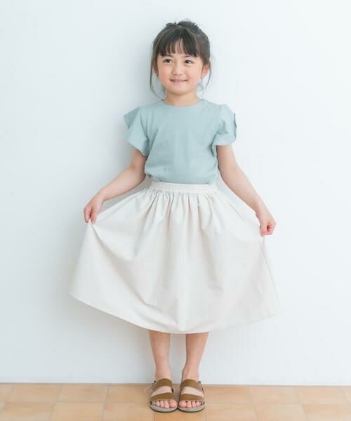 URBAN RESEARCH DOORS / アーバンリサーチ ドアーズ パンツ | ギャザーフレアスカート(KIDS) | 詳細9