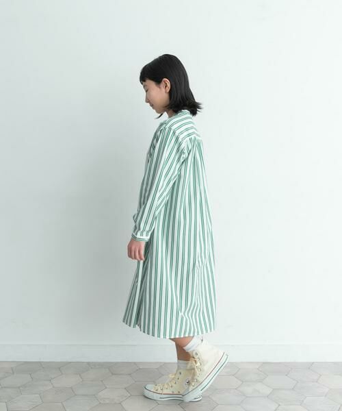 URBAN RESEARCH DOORS / アーバンリサーチ ドアーズ ワンピース | 『親子リンク』コットンストライプワンピース(KIDS) | 詳細3