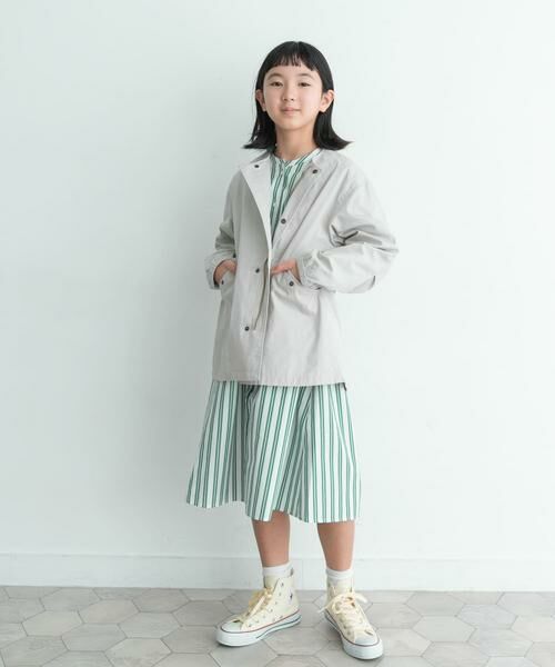 URBAN RESEARCH DOORS / アーバンリサーチ ドアーズ ワンピース | 『親子リンク』コットンストライプワンピース(KIDS) | 詳細4