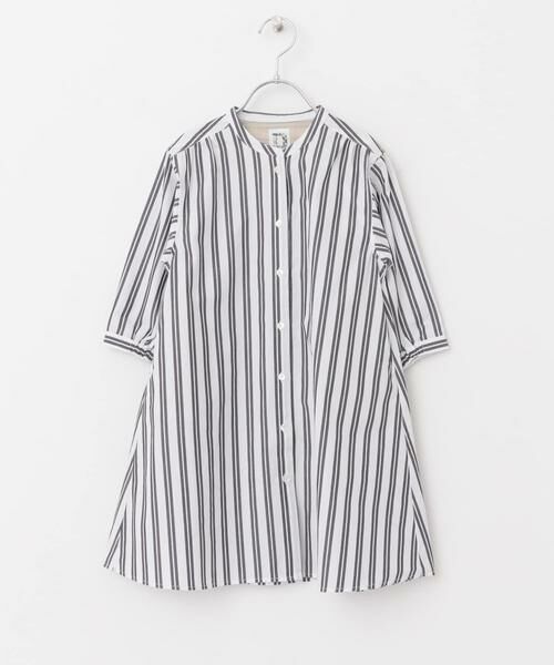 URBAN RESEARCH DOORS / アーバンリサーチ ドアーズ ワンピース | 『親子リンク』コットンストライプワンピース(KIDS) | 詳細24