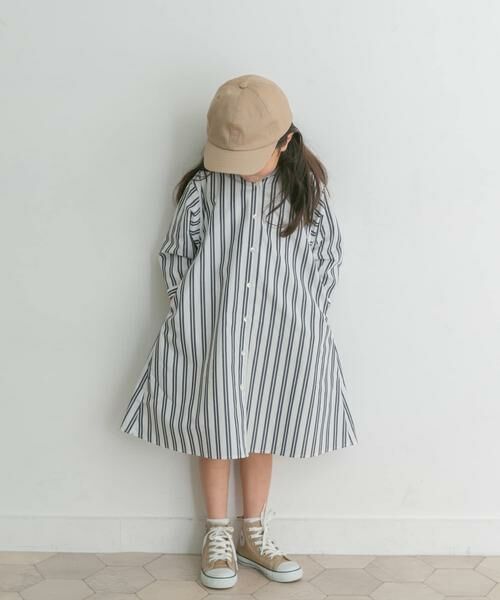 URBAN RESEARCH DOORS / アーバンリサーチ ドアーズ ワンピース | 『親子リンク』コットンストライプワンピース(KIDS) | 詳細18