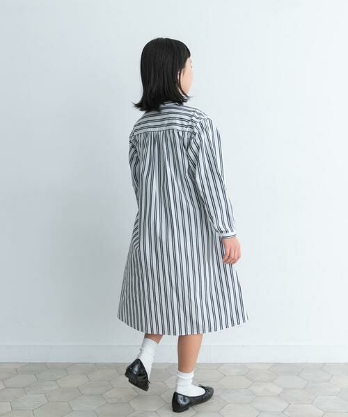 URBAN RESEARCH DOORS / アーバンリサーチ ドアーズ ワンピース | 『親子リンク』コットンストライプワンピース(KIDS) | 詳細21