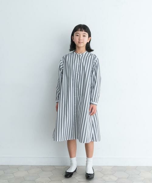 URBAN RESEARCH DOORS / アーバンリサーチ ドアーズ ワンピース | 『親子リンク』コットンストライプワンピース(KIDS) | 詳細22