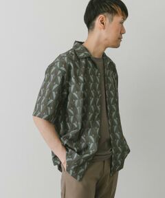 URBAN RESEARCH DOORS / アーバンリサーチ ドアーズ シャツ・ブラウス | 『イージーケア』ジオメトリック オープンカラーシャツ