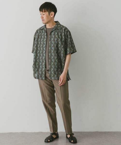 URBAN RESEARCH DOORS / アーバンリサーチ ドアーズ シャツ・ブラウス | 『イージーケア』ジオメトリック オープンカラーシャツ | 詳細7