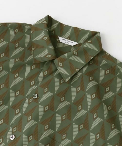 URBAN RESEARCH DOORS / アーバンリサーチ ドアーズ シャツ・ブラウス | 『イージーケア』ジオメトリック オープンカラーシャツ | 詳細9