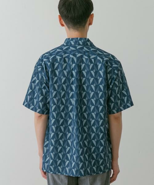 URBAN RESEARCH DOORS / アーバンリサーチ ドアーズ シャツ・ブラウス | 『イージーケア』ジオメトリック オープンカラーシャツ | 詳細19