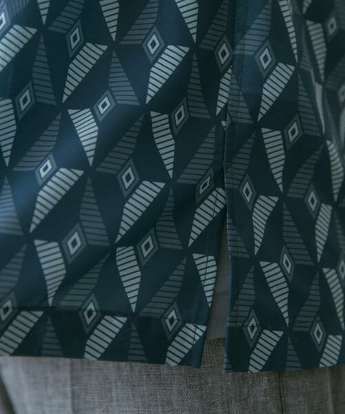 URBAN RESEARCH DOORS / アーバンリサーチ ドアーズ シャツ・ブラウス | 『イージーケア』ジオメトリック オープンカラーシャツ | 詳細23