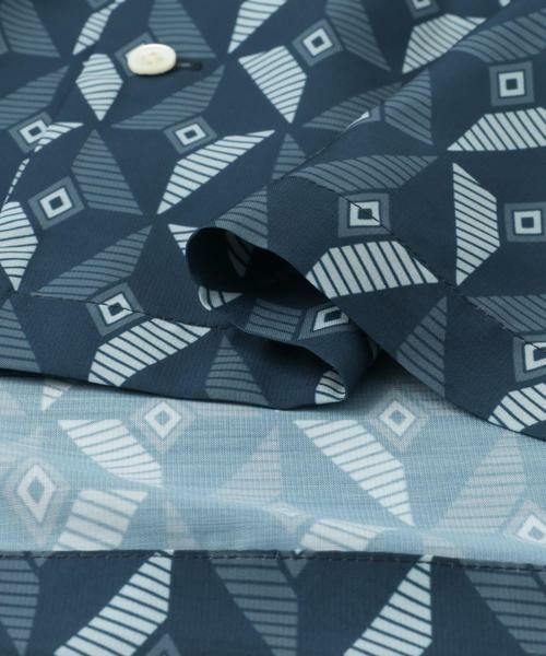 URBAN RESEARCH DOORS / アーバンリサーチ ドアーズ シャツ・ブラウス | 『イージーケア』ジオメトリック オープンカラーシャツ | 詳細26