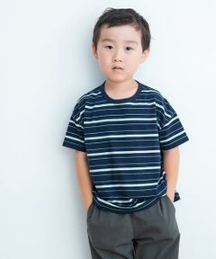 URBAN RESEARCH DOORS / アーバンリサーチ ドアーズ トップス | ランダムボーダールーズTシャツ(KIDS)