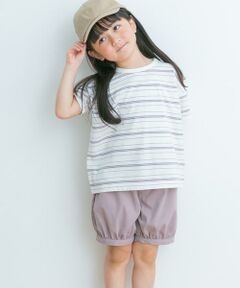 URBAN RESEARCH DOORS / アーバンリサーチ ドアーズ トップス | ランダムボーダールーズTシャツ(KIDS)