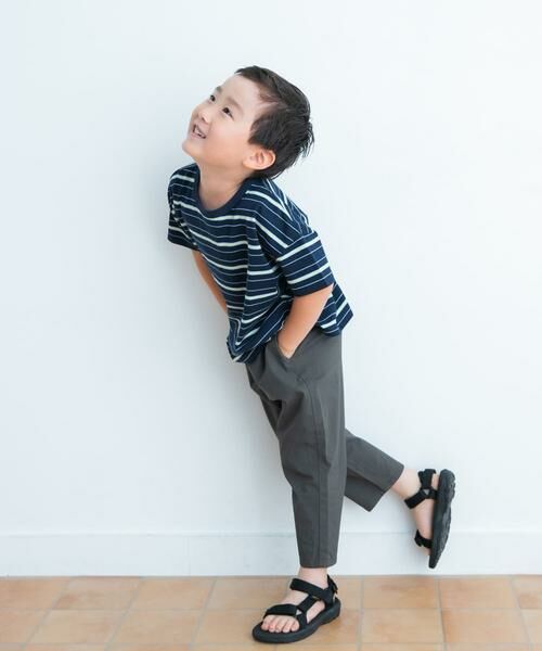 URBAN RESEARCH DOORS / アーバンリサーチ ドアーズ トップス | ランダムボーダールーズTシャツ(KIDS) | 詳細3