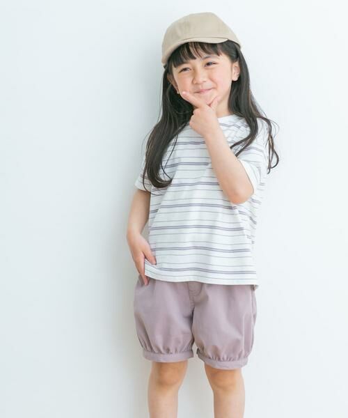 URBAN RESEARCH DOORS / アーバンリサーチ ドアーズ トップス | ランダムボーダールーズTシャツ(KIDS) | 詳細14